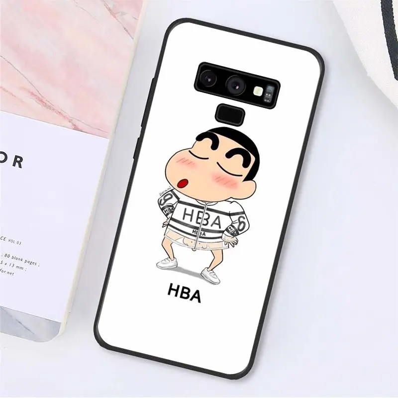 Babaite Kawaii Аниме Мультфильм Crayon Shin-chan чехол для телефона для samsung Galaxy A50 Note9 8 7 5 10 Pro J5 J6 Prime J7 DUO
