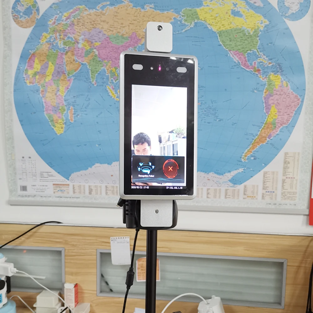 Ip камера с функцией распознавания лица датчик температуры тела 2 МП|Камеры