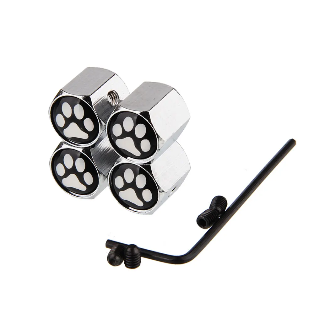 4 шт./компл. классическое мини противоугонное хромированное автомобильное колесо