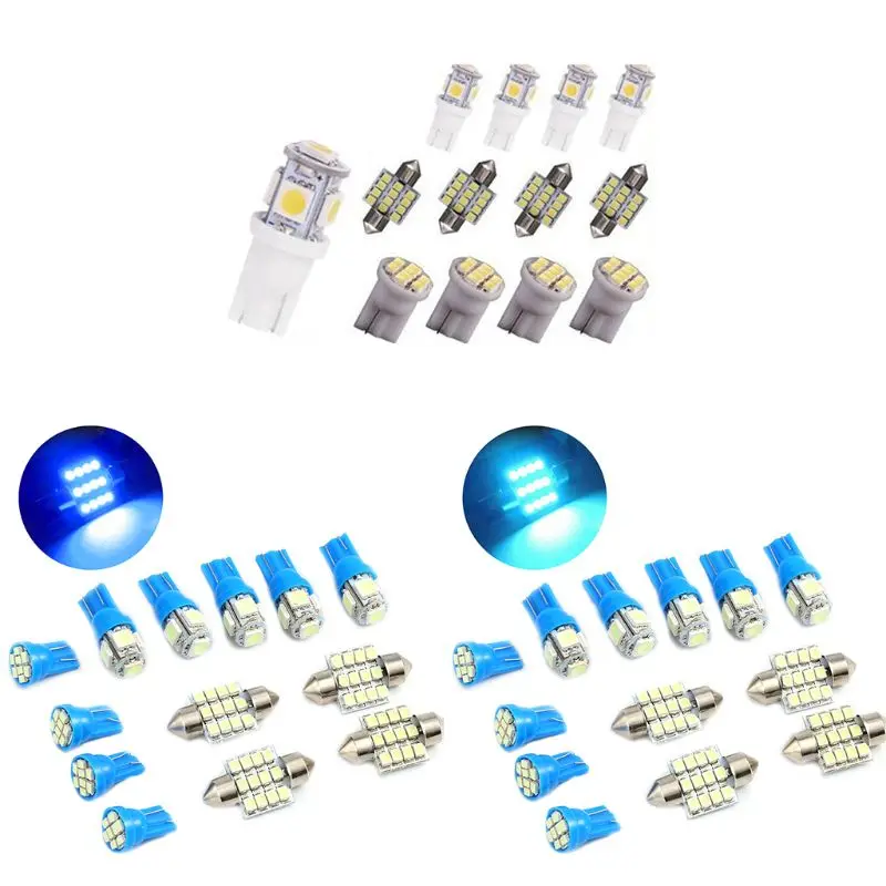 

13x Car Interior LED Lights For Dome License Plate Lamp 12V Car Accessories Kit B36B