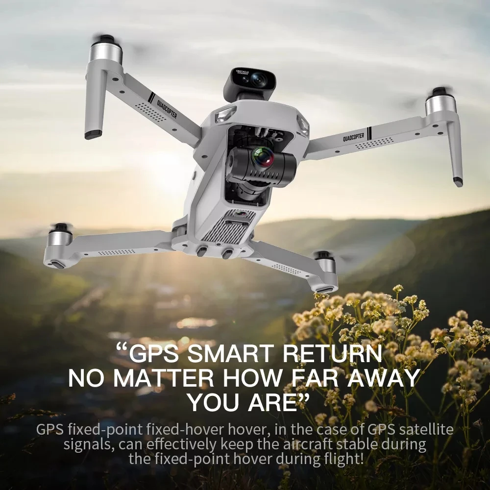 Фото 2022 Новый бесщеточный Дрон KF102 8k с 4K профессиональной HD камерой 2-осевой GPS Fpv RC 2022 Новый бесщеточный Дрон KF102 8k с 4K профессиональной HD камерой 2-осевой GPS Fpv RC