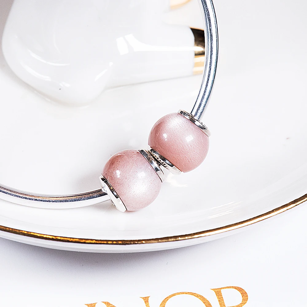 Оранжевые шармы с лунным камнем браслеты и из лунного камня для браслета