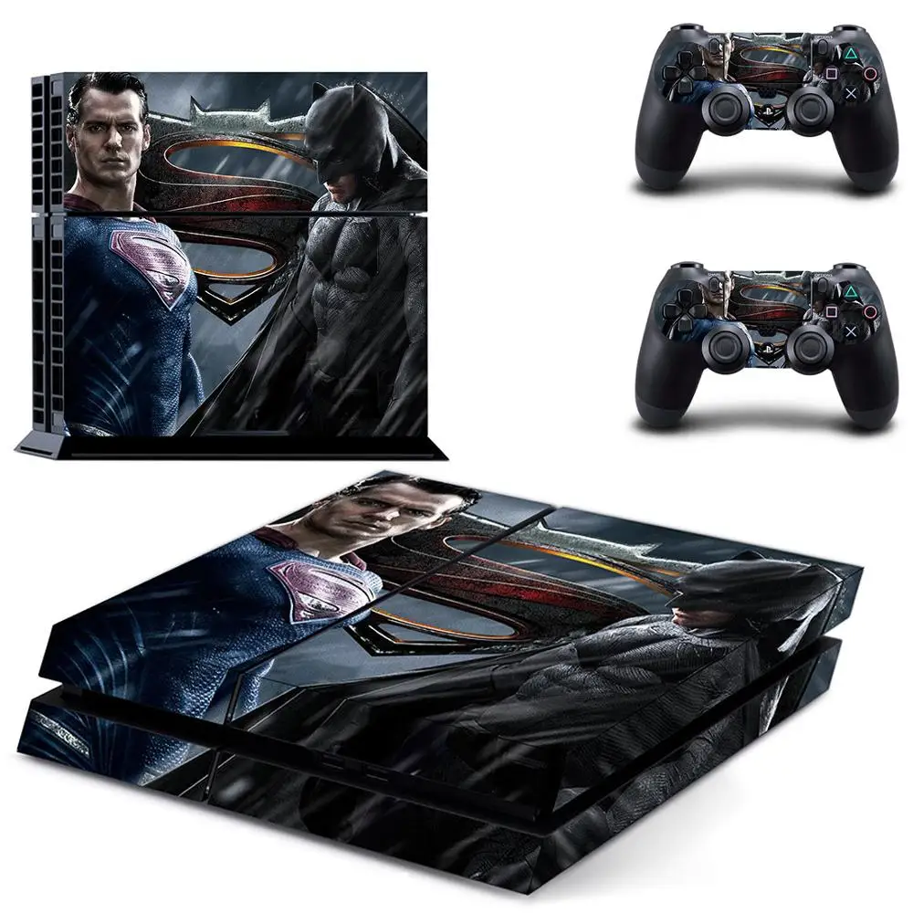 Наклейка s Batman v Superman наклейка для PS4 PS 4 игровая станция Pegatinas консоли playstation и 2