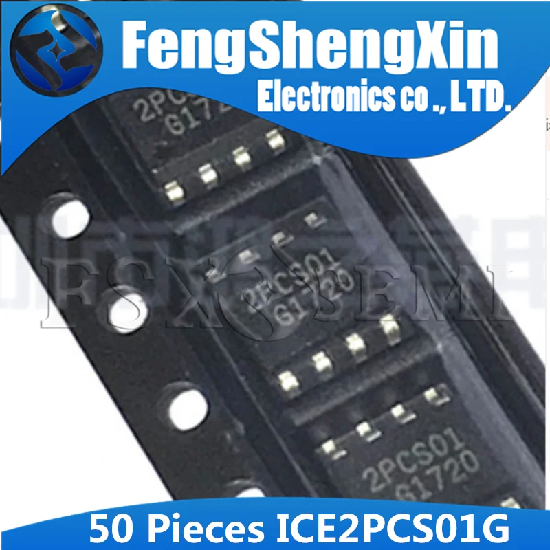 50 шт. ICE2PCS01G SOP8 ICE2PCS01 SOP 2PCS01 8 управление ЖК дисплеем чип|Интегральные схемы| |