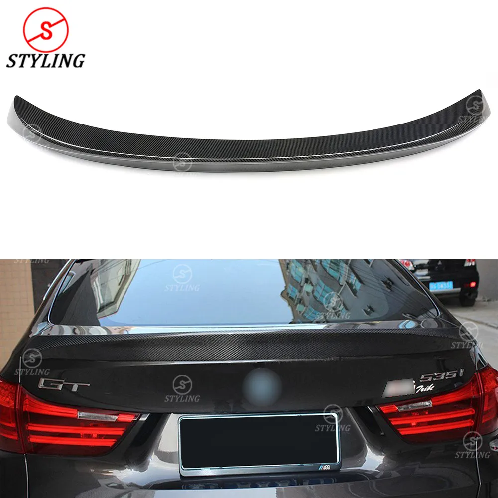 

Carbon Fiber Spoiler AC Style For BMW F07 GT 5 series Gran Turismo Carbon Rear trunk spoiler wing Lci 2014 2015 2016 2017 2018+