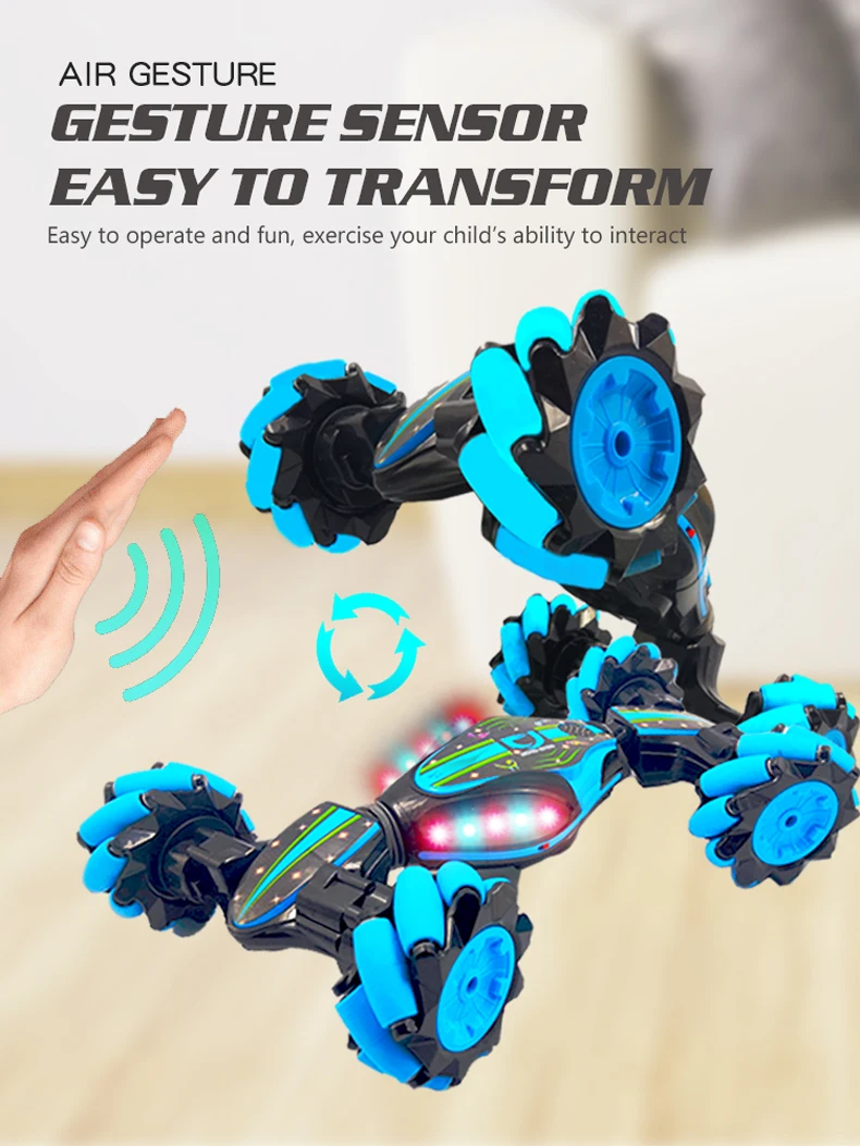 Remote Control Car Stunt Cars Toys for Boys Gesture Induction Twist Cars Machine on the Radio Electric Carros Drift RC Car