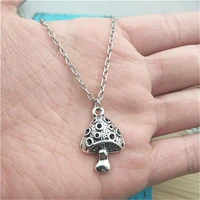 mushroom charm creative chain necklace women pendants fashion jewelry accessory friend birthday gifts necklace