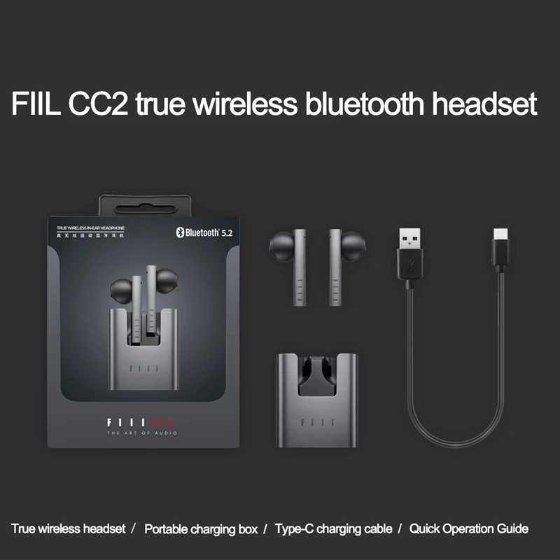 Беспроводные наушники FIIL CC 2 CC2 Bluetooth 5 шумоподавляющие спортивные ENC TWS игровая