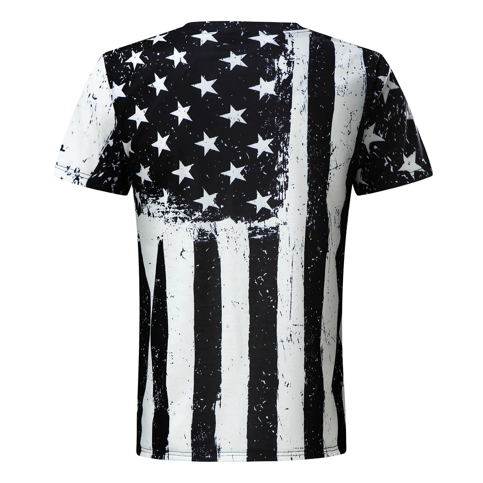 Футболка Feitong мужская с коротким рукавом Повседневная рубашка принтом