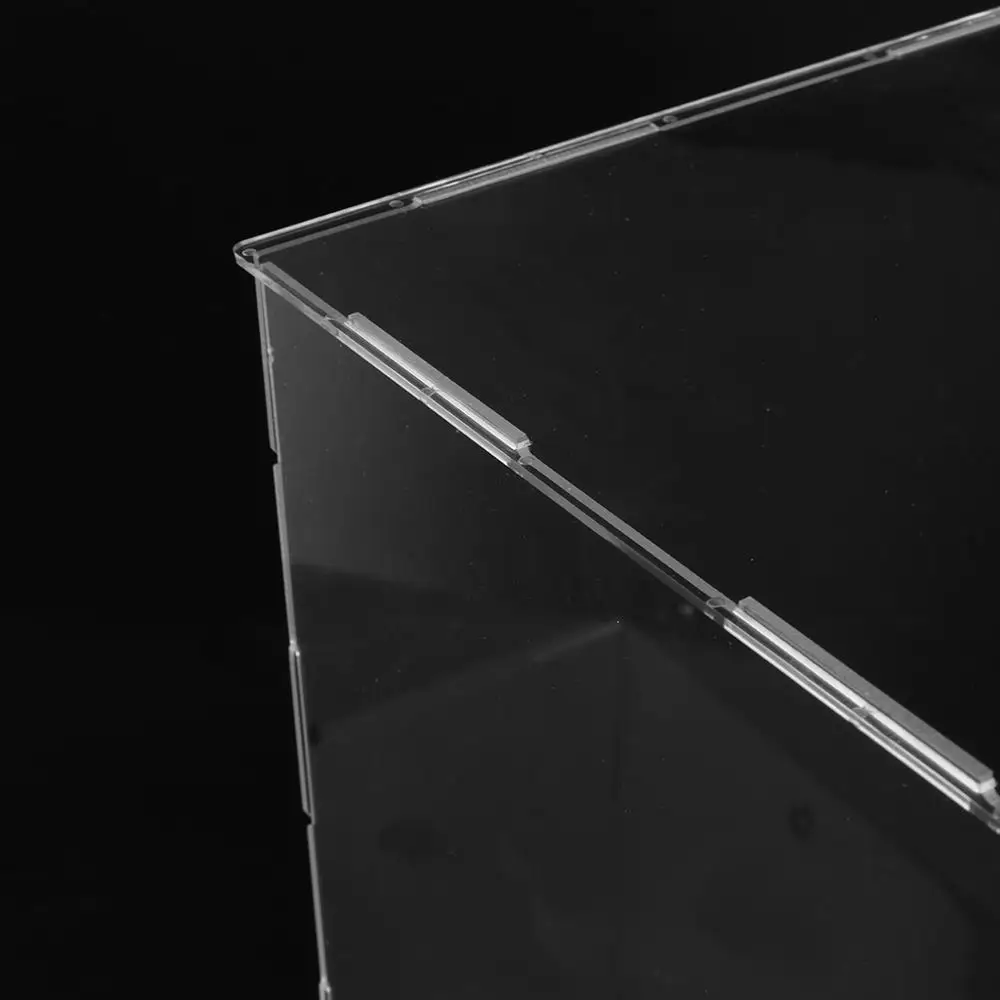 Прозрачный акриловый Дисплей коробка Пылезащитная защита модельный показ чехол