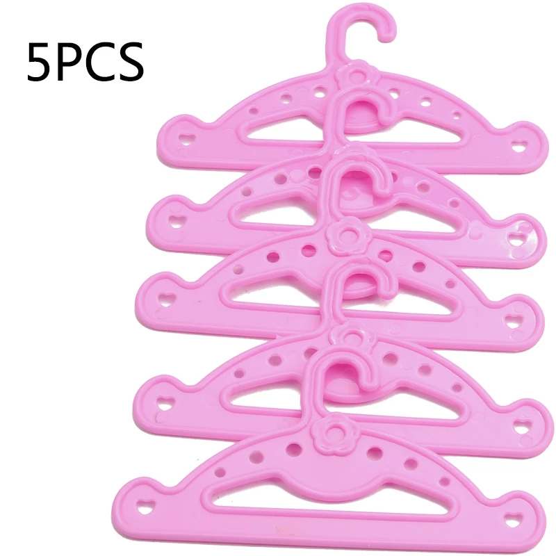

40-43 Cm Boy Dolls Clothing Accessories Plastic Hanger 2 Colors Baby Toys Fit 18 Inch American Doll Girls c498