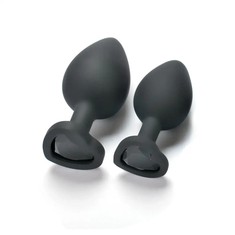 Anal Plug Sex Toys 100% Silicone Butt Tail Crystal Jewelry Trainer For Women/Man 2 Different Size Of SHAKI Adults Shop | Красота и