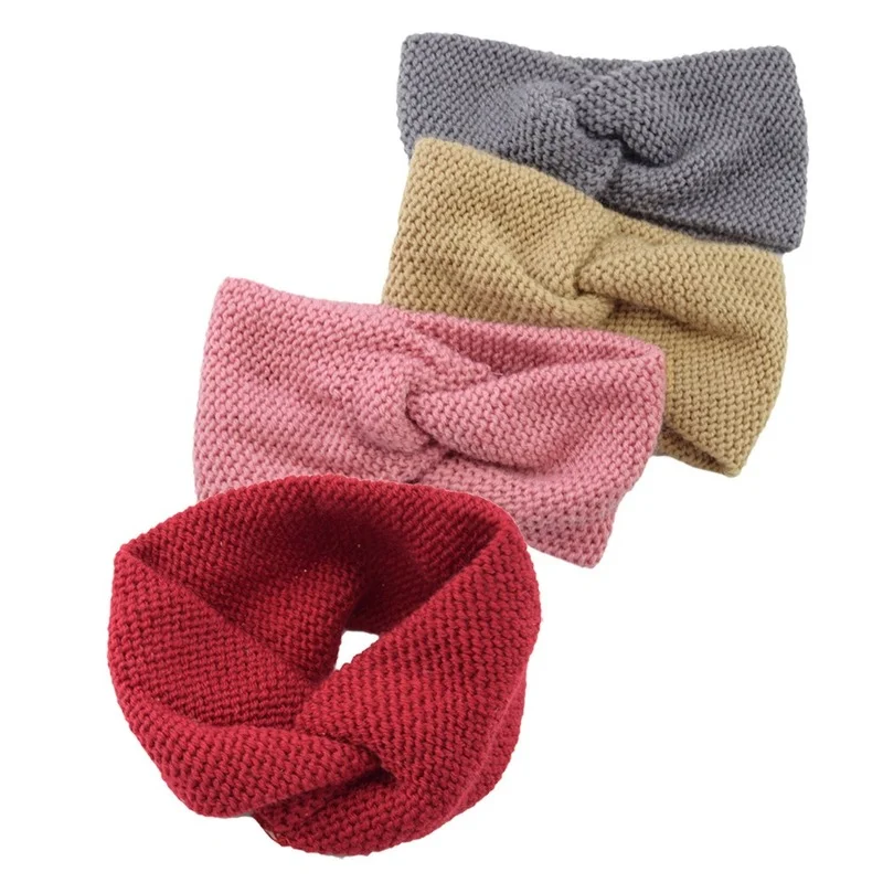 

Fashion Headbands Knitted Wool Cross Headband Double Sports Headband Hand - Made Hair Accessories Warm Wash - Face Headband 388