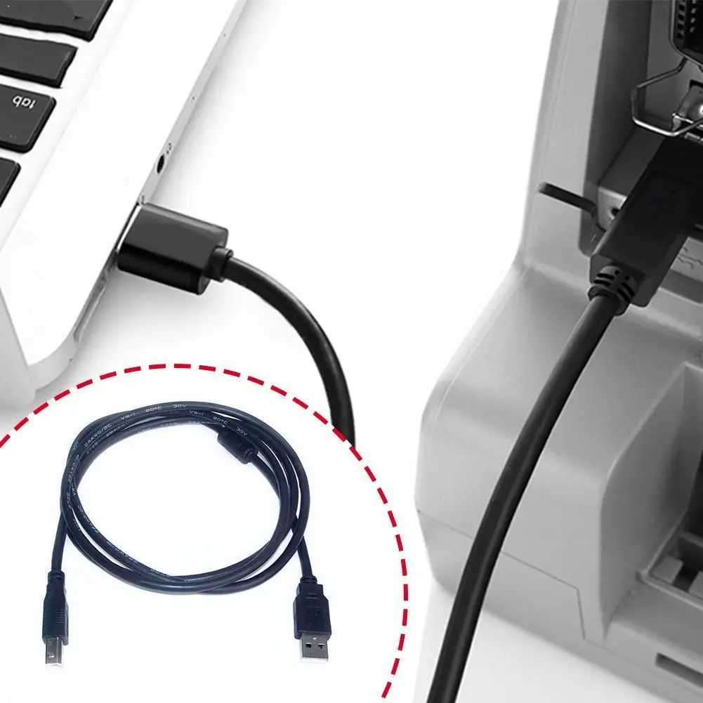 1 шт. высокоскоростной кабель для принтера USB 2 0 разъем А В 3 м/кабель передачи