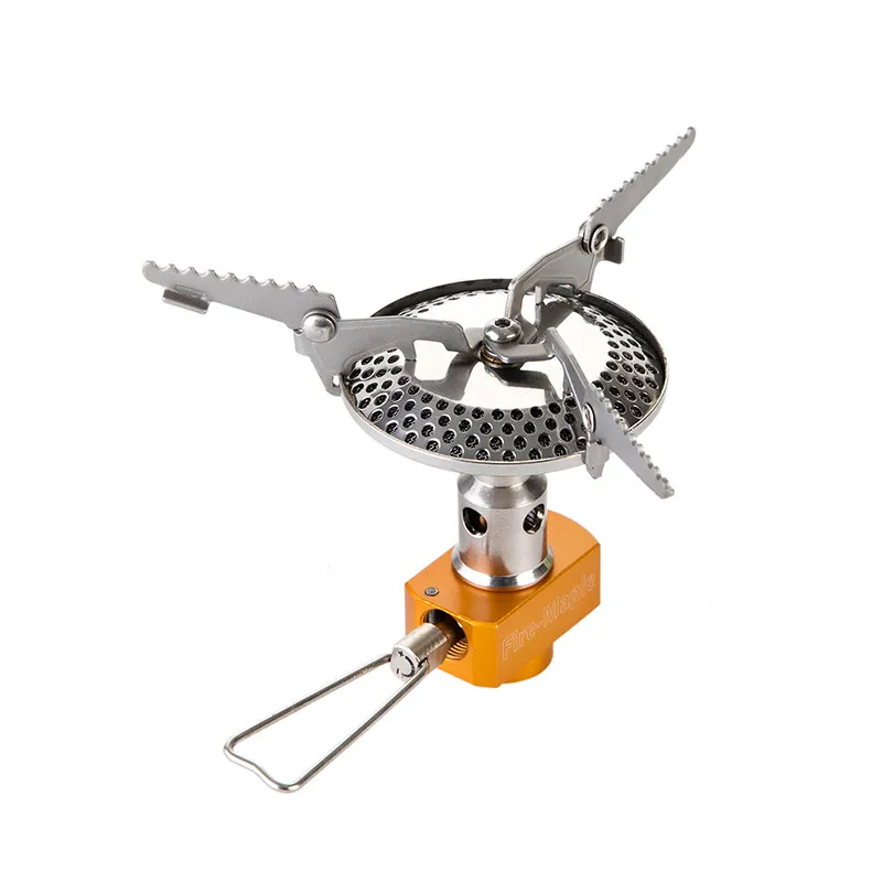 FMS116 цельная газовая плита из нержавеющей стали Большая горелка Складная легкая