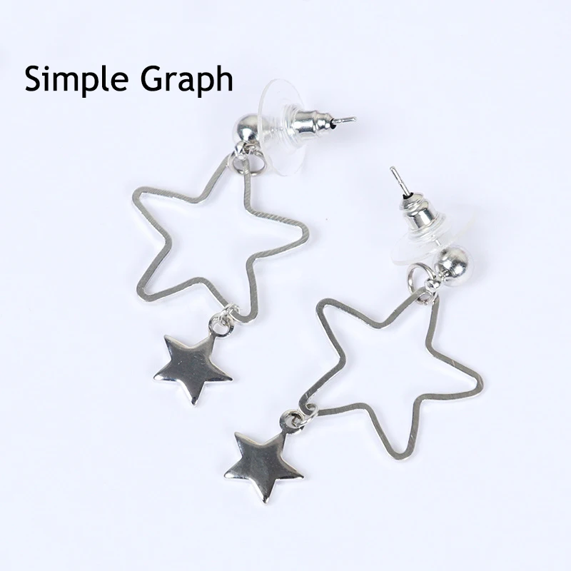 50pcs/lot Cooper Pentagram Craft Star Charms DIY Necklace Earrings Bracelet Pendant Accessories for Women Jewelry Making Finding | Украшения