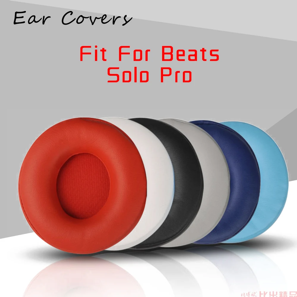 

Earpads For Beats Solo Pro Wireless Headphone Earp ads Replacement Headset Ear Pad PU Leather