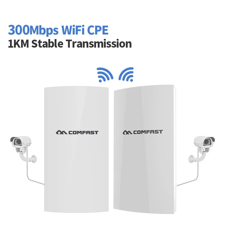 Comfast открытый мини беспроводной CF-E130N 1 км 300 Мбит 2 4 ГГц AP мост wifi CPE 5dBi Wi-Fi антенна |