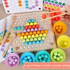 Детские игрушки Монтессори, деревянные игрушки для тренировки рук и мозга, бусины, Настольная головоломка, математическая игра, Игрушки для раннего развития детей