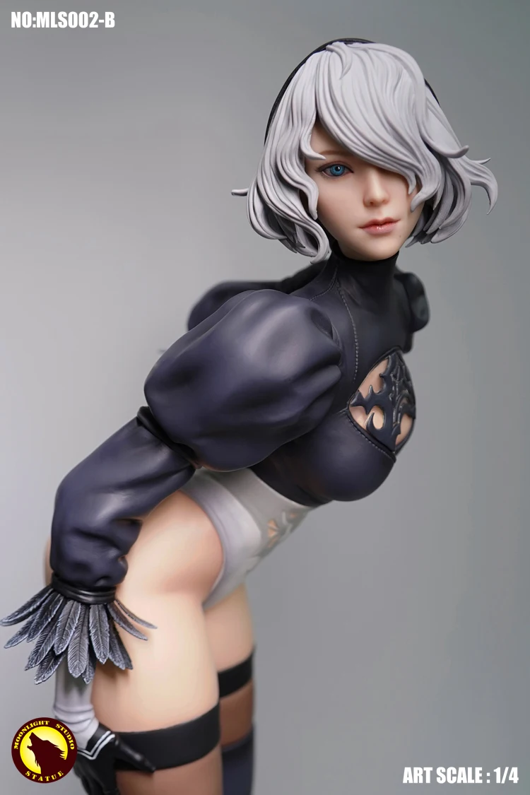 MLS002 1/4 PS4 игровой НИР автоматов 2B YoRHa № 2 Тип статуя фигурку Модель 51 см для любителей подарки