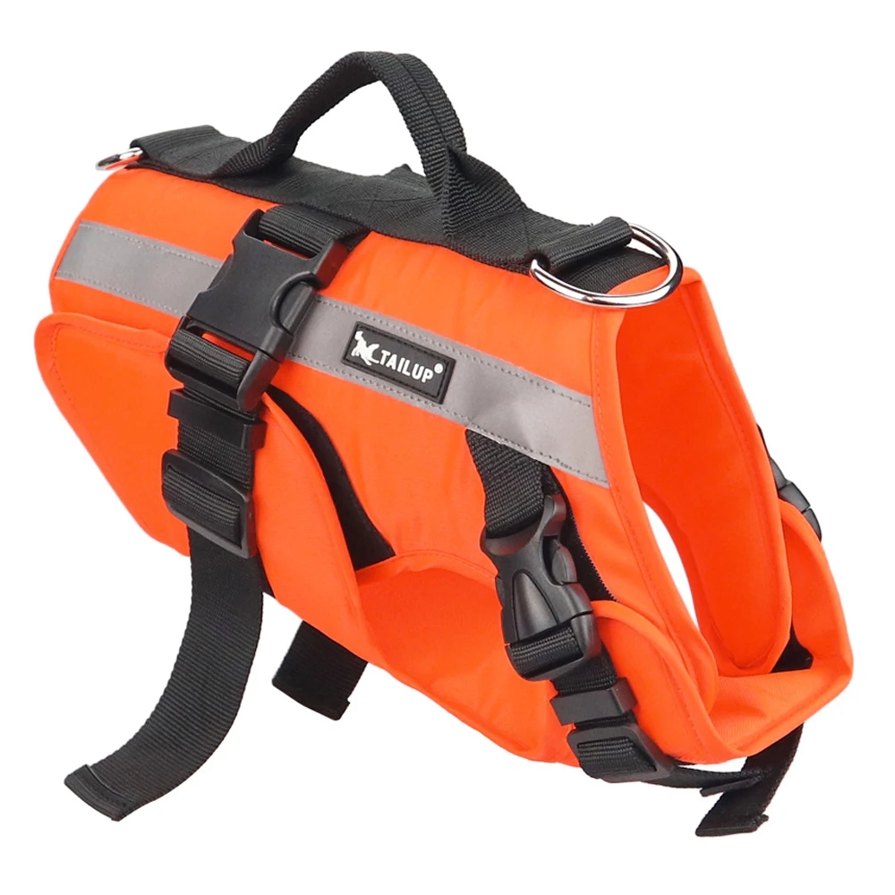 

Pet Dog Life Jacket Outdoor Safety Clothes Life Vest Swimming Preserver Rescue Pet Life Vest Harness For Small Medium Large