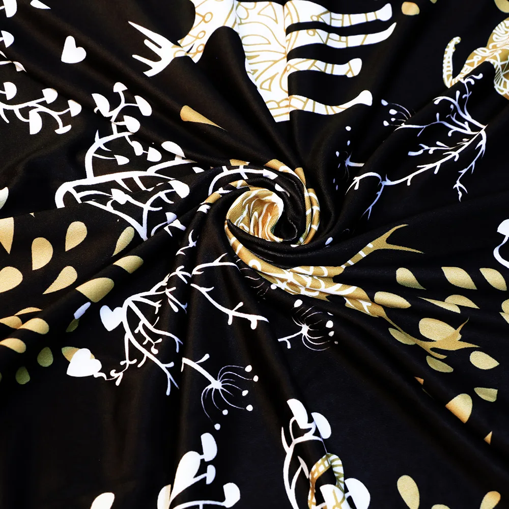 Женское модное милое рождественское платье с Санта-Клаусом носки оленем