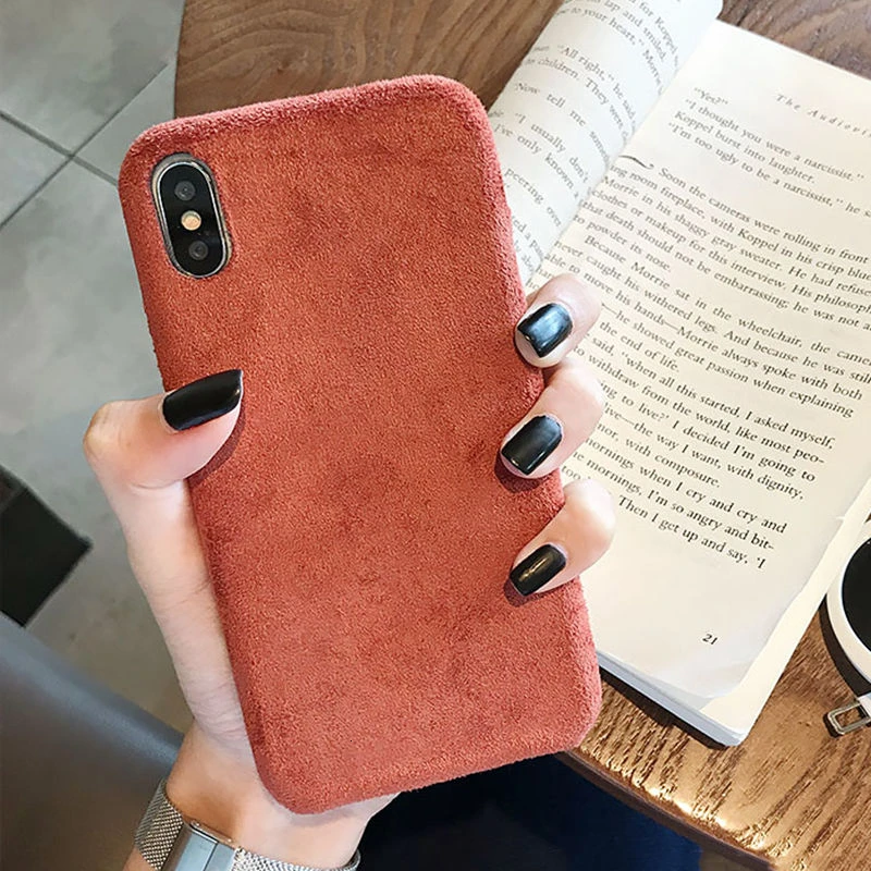 Зимний теплый фланелевый чехол для телефона для iPhone 11 11 Pro Max XR X XS Max 6 6S 7 8 Plus, карамельный цвет, жесткий защитный чехол из поликарбоната - Цвет: T1