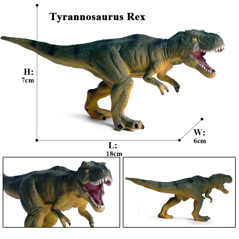 

Oenux New Prehistoric Jurassic Tyrannosaurus Solid PVC Savage T-Rex Dinosaur World Animal Model Action Figures Collection Toy