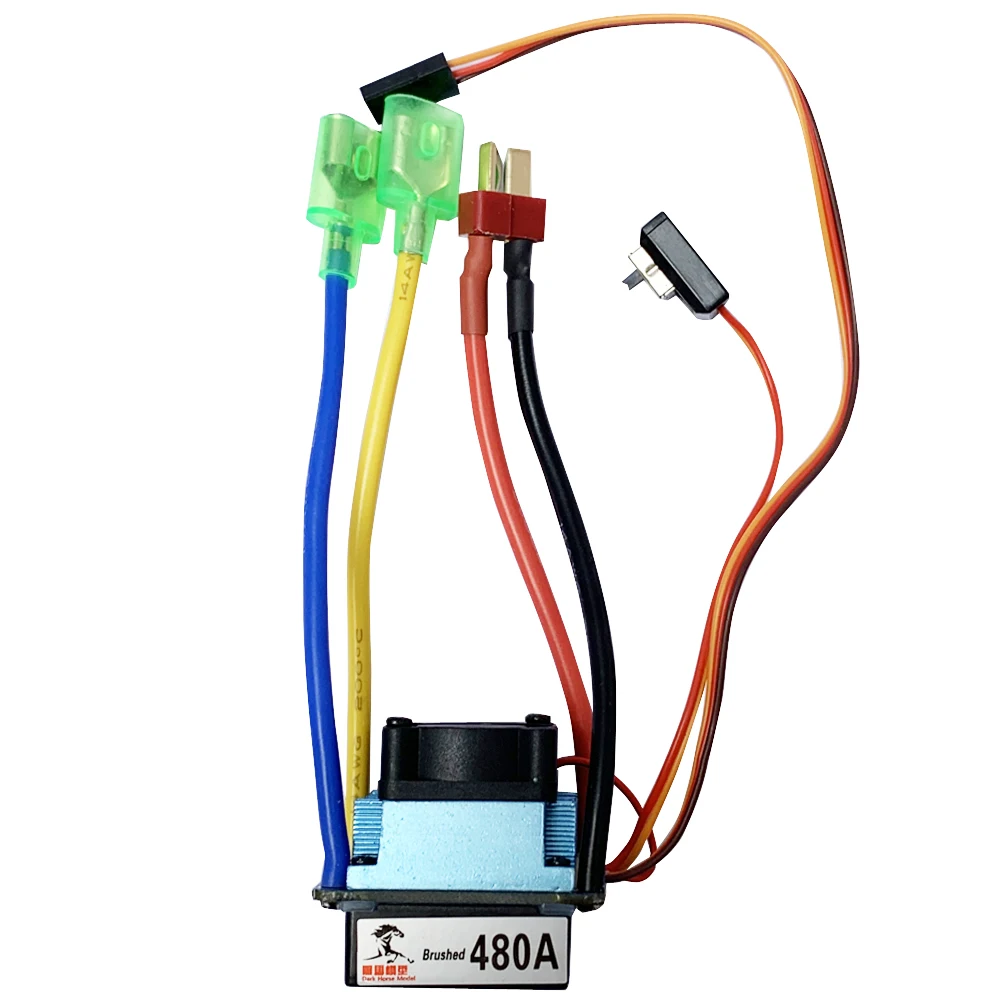 480A ESC RC лодка с воздушным охлаждением 380/540/775 Матовый контроллер скорости