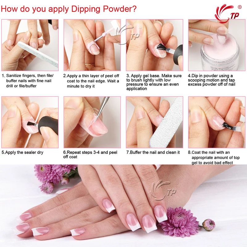 10g акриловую пудру резьба Нейл-полимерный бумажные формы для наращивания