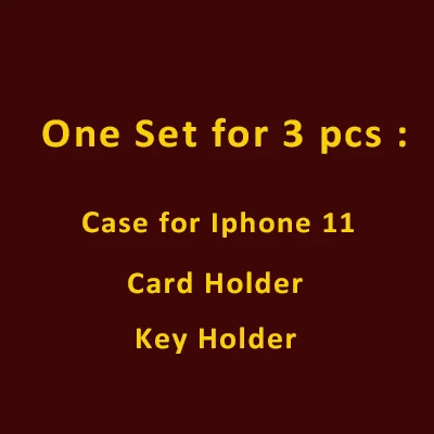 For Iphone 11 Чехол Hiram Beron CREAT из итальянской кожи с узором «крокодиловая кожа», чехол для карт, рождественский подарок, Прямая поставка - Цвет: For Iphone 11