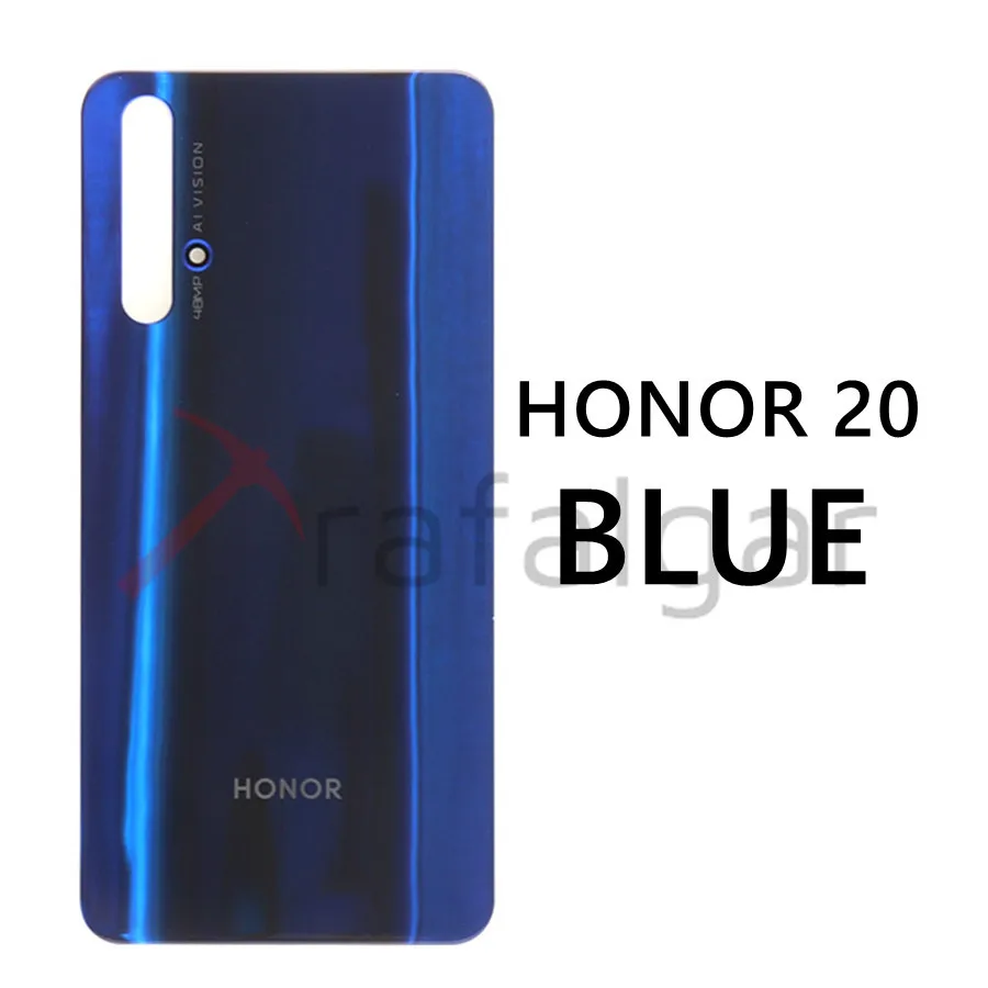 Заднее стекло для huawei Honor 20 Pro Крышка батарейного отсека задняя панель Корпус+ объектив камеры Honor V20 VIEW 20 Крышка батарейного отсека