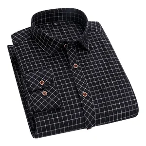 DAVYDAISY Мужская рубашка с длинным рукавом, полосатая, стройная, повседневная, деловая, DS343, осень 2020