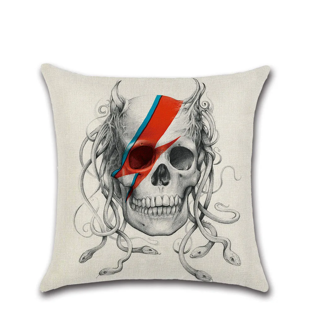 Тему Хэллоуина белье диванная декоративная подушка со скелетом крышка наволочка