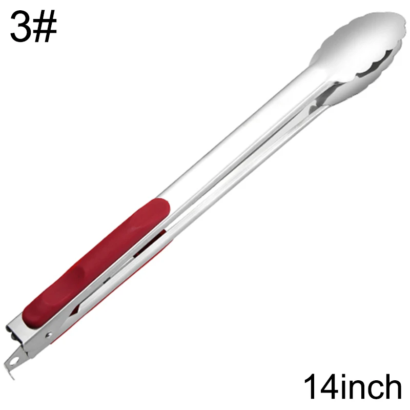

Kitchen Tongs Stainless Steel Serving Tongs Barbecue Tongs with Non Slip Grip Serving Tong Kitchen Tools BBQ Tools Accessories