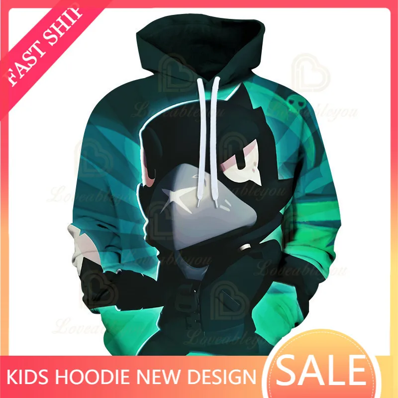 

Browlers WEREWOLF MAX and Star, Carl Shoot Game Sweatshirt Clothing Jacket Children Crow Shoot Kids MAX Child Tops Boys Girls