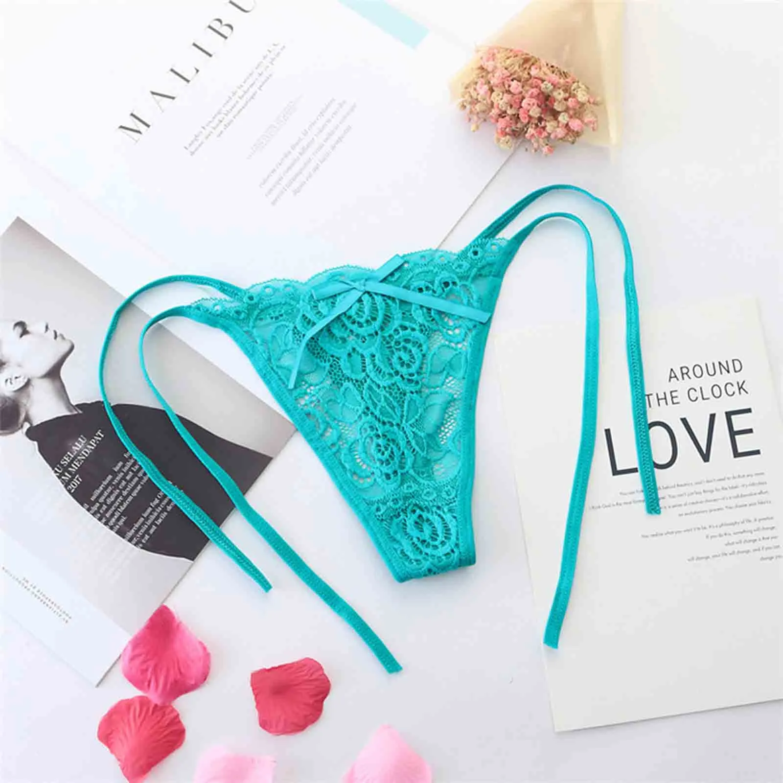 Сексуальное женское нижнее белье сексуальные стринги боковые кружевные ажурные