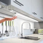 Умный светодиодный кухонный светильник с питанием от USB, лампа с датчиком подметания рук, светильник высокой яркости для шкафа, шкафа, ящика, 304050 см, 5 В