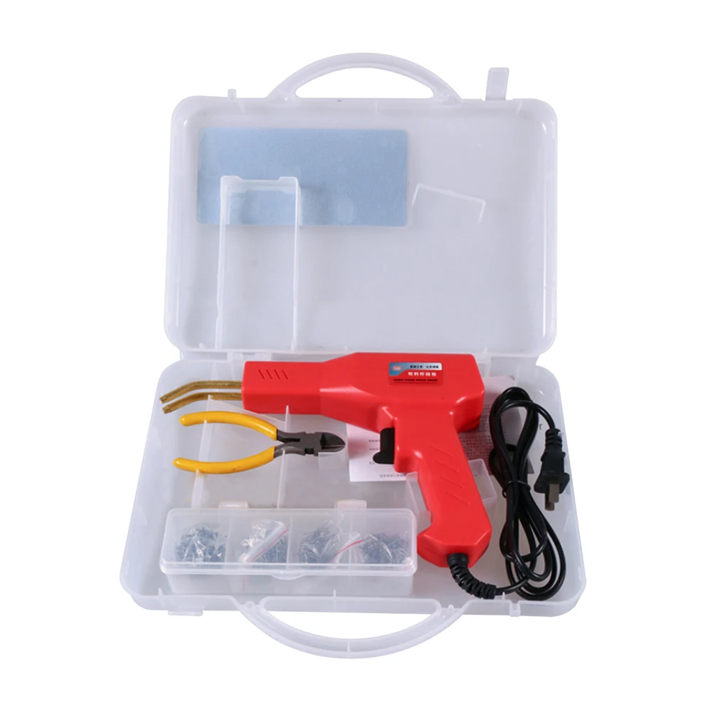 

50W Hot Stapler Plastic Welding Machine Car Bumper Repair kit Flat Outside Inside Corner Wave Staples Welding Repairing Machine