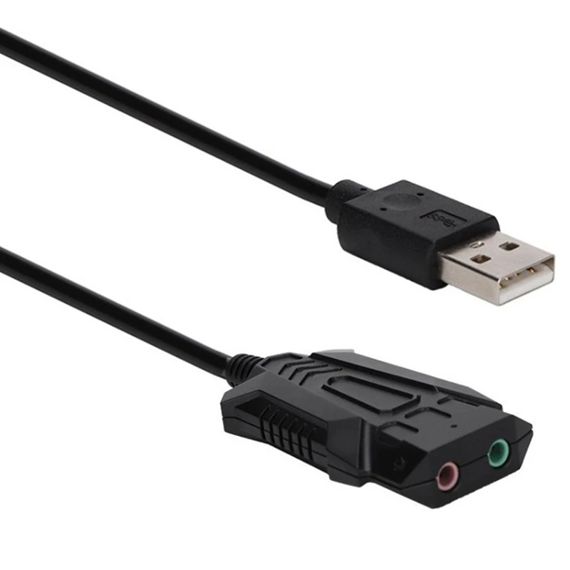 

Звуковая карта USB для внешнего настольного компьютера ноутбука, независимая звуковая карта, внешний бесприводной конвертер гарнитуры
