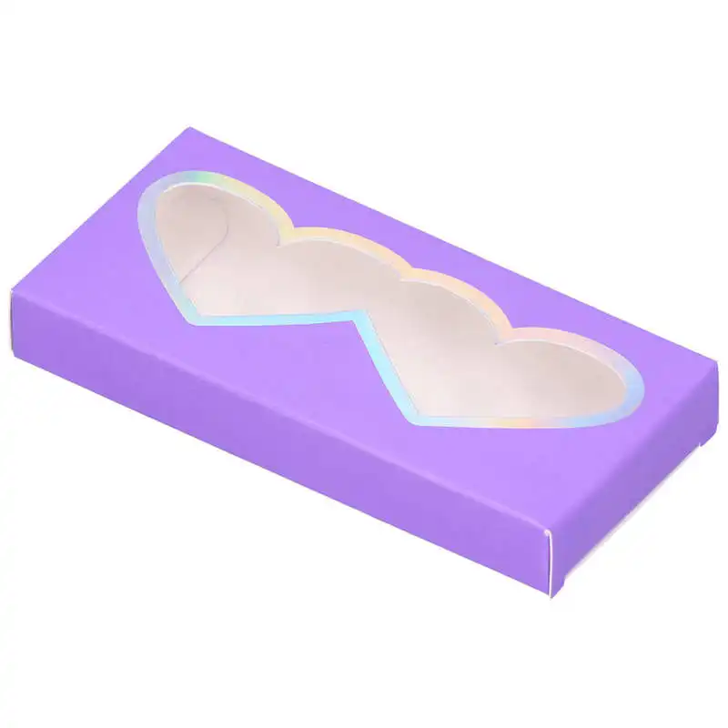 

Eyelash Packaging Box Exquisite False Eyelash Paper Box Holder Paper Storage Good Durability Empty Eyelash Case for Man for