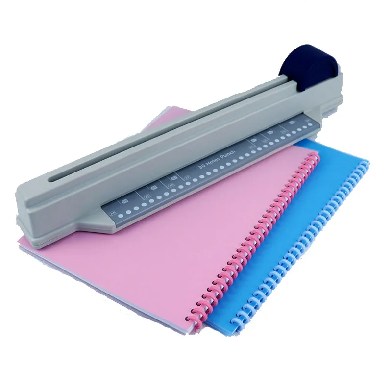 A4(30 Holes) B5(26 Holes) A5(20 Holes)Multi Hole Puncher Loose Leaf Hole Punch Handmade Loose-leaf Paper Hole Puncher for Office