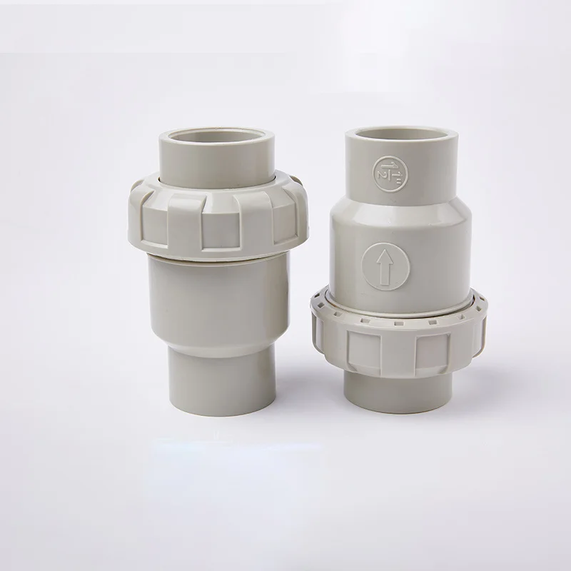 

UPVC Check Valve, Ball-Type Control Devices, Single Union Ball Check Valve, Socket Plastic check valve 1 Pcs