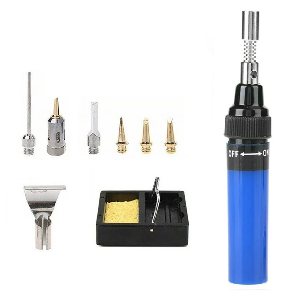 

Workshop Soldering Iron Kit 13cm 8ML Adjustable Electronics Equipment Gas