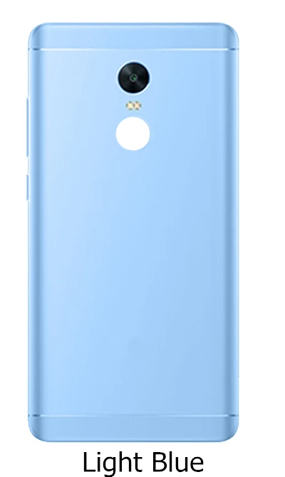 Для Xiaomi Redmi Note 4 Global battery задняя крышка задняя дверь корпус держатель карты лоток Ремонт Запасные части черный - Цвет: Light Blue