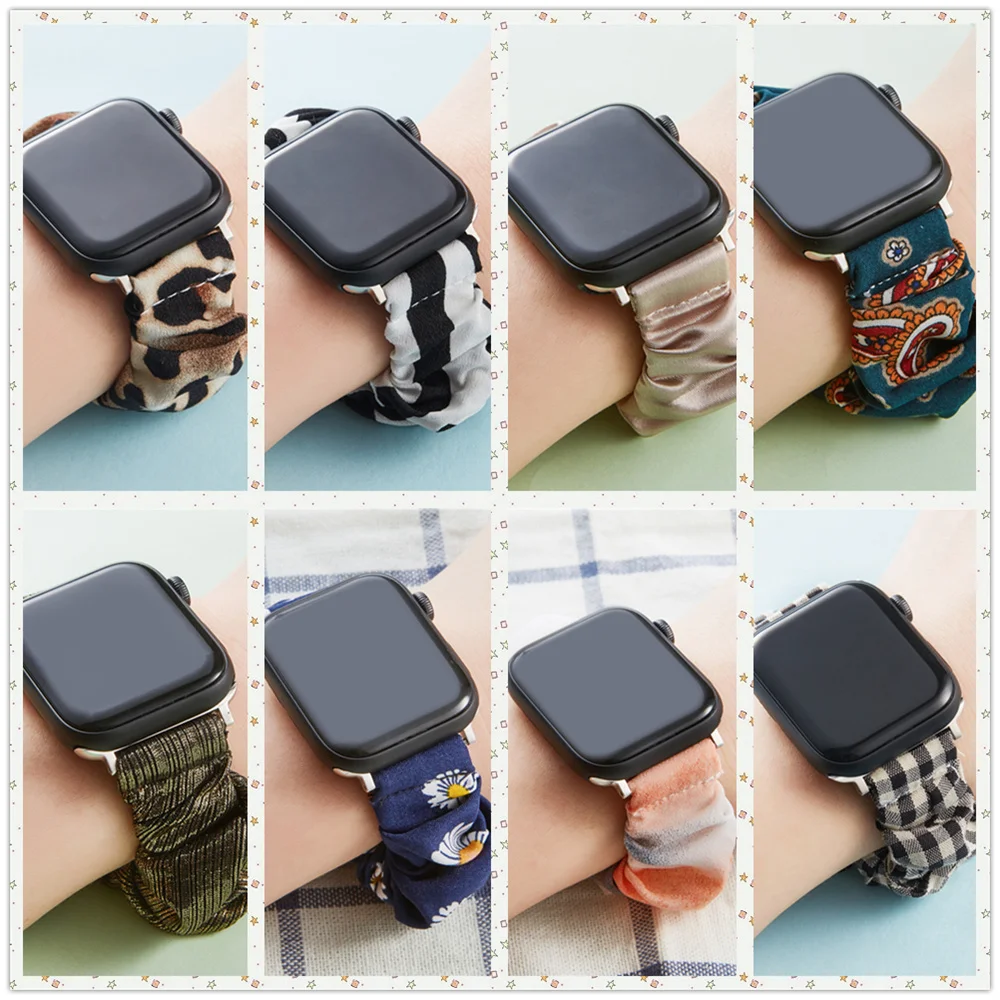 Ремешок резиновый для Apple Watch Series 8 7 6 SE 5 4 Band уникальный эластичный браслет iwatch 45 мм