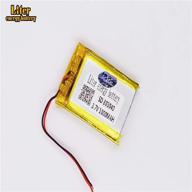 Размер 803040 3 7 v 1000mah литий-полимерный аккумулятор с платой для Bluetooth Gsp цифровых
