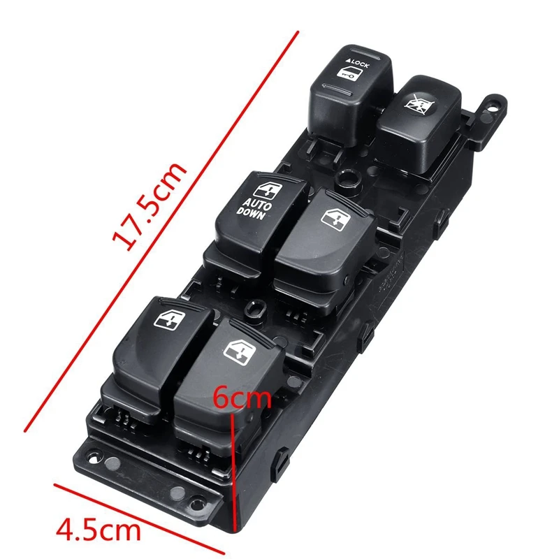 Автомобильный передний левый Драйвер боковой стеклоподъемник переключатель