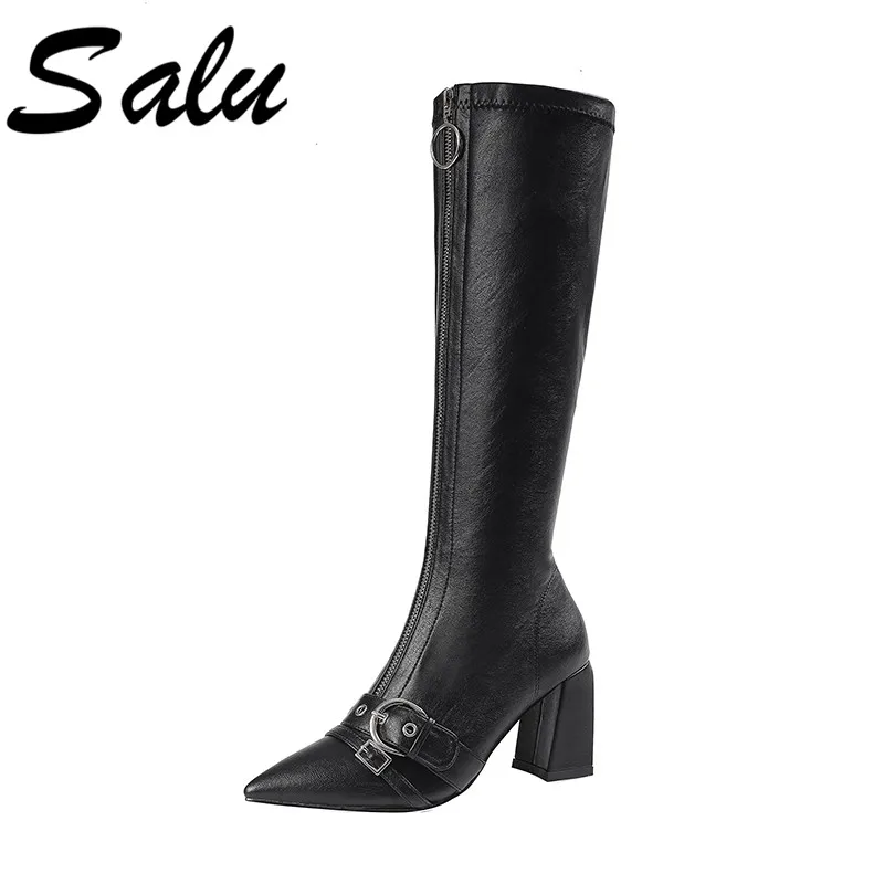 

Сапоги женские из искусственной кожи, размеры 34-39