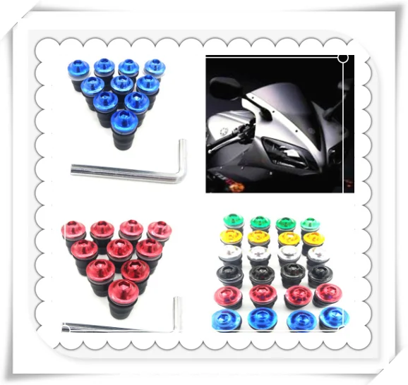 Комплект болтов для крепления ветрового стекла мотоцикла 5 мм винтовые гайки HONDA